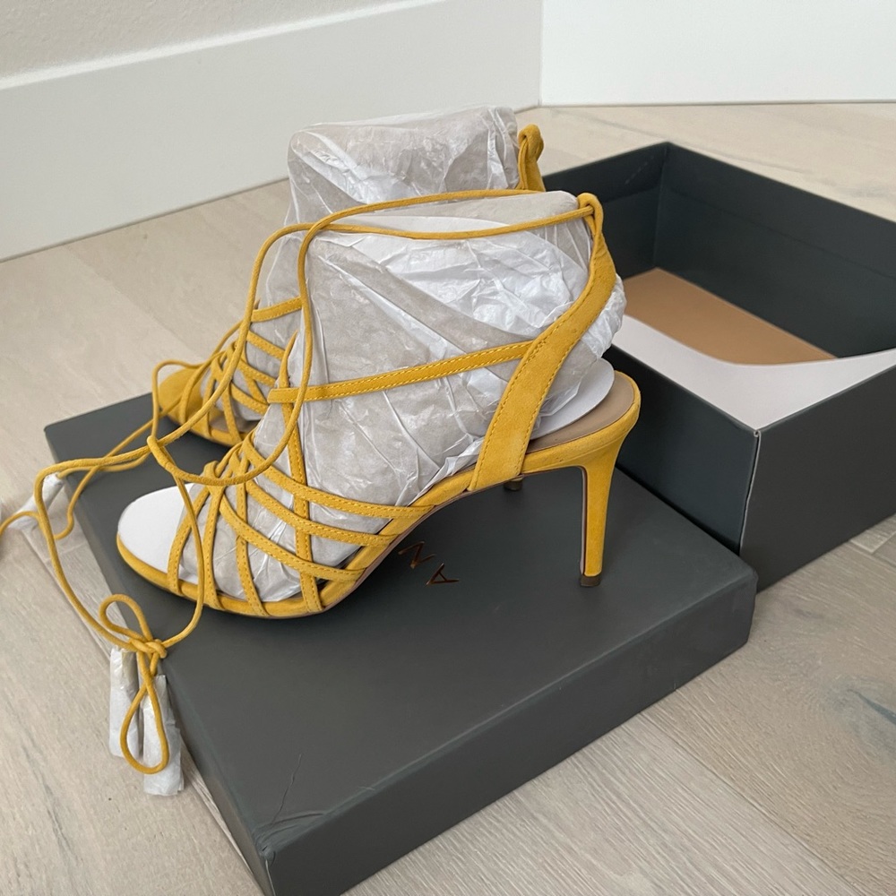 NEW suede Ann Taylor sandals